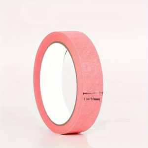 20M Pink Decorative Tape for Writable for Marking Essential for Art Students Color Mixing And Journaling Collages