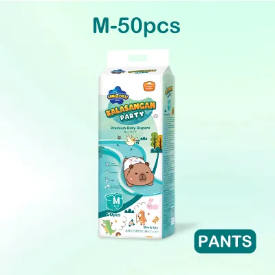 Imported From South Korea 50 Pcs Baby Diaper Tape/Pants Disposable Baby Diaper