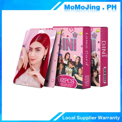 92Pcs/Box Bini Lomo Card BINI Photo Cards Aiah Colet Maloi Mikha Gwen Stacey Jhoanna Sheena