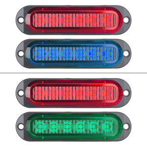Corrosion Resistant Red Blue Marine Navigation Light 6 LEDs Waterproof Housing For Boats Yachts Marine Applications 2pcs