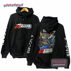 Jaket Pro Street Prostreet Hoodie Sweater 2 Stroke SUNMORI MORI RIDERS RIDING TIKUM NIGHT FULL PRINT - PREMIUM QUALITY - CLOTHING DISTRO OUTFIT BRAND MEN / PERIA / COWO - LOCAL BRAND HELM