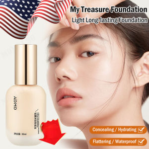 minbai01 Moisturizing Liquid Foundation Waterproof Light-Wearing Liquid Foundation