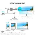 New G2 WIFI เครื่องฉายหน้าจอแบบไร้สาย HDMI สำหรับโทรศัพท์มือถือ เชื่อมต่อกับทีวีโปรเจคเตอร์ โปรเจ็กเตอร์ Android/IOS Chromecast สาย USB ง่ายต่อการพกพา. 