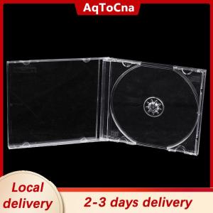 [COD] AqToCna Ship within 24 hours Transparent Plastic Single Piece Disc Case CD Case Thickened CD DVD Disc Box