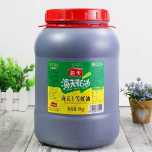 Premium Oyster Sauce 海天上等蚝油6kg 商用大桶装炒菜烧烤勾芡拌面腌肉调味品火锅蘸料