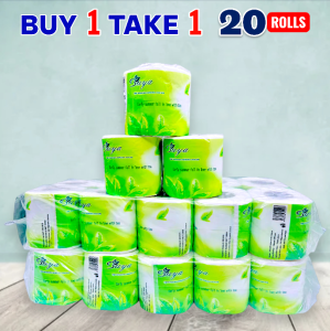 SUYA Green Tea Bathroom Tissue 100% Original 4ply Toilet Wood Wipes Buy 1 Take 1 20 Rolls High-Quali