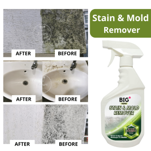 BIG+ Stain & Mold RemoverToilet Cleaner Stain Removal Kesan Kotoran Kulat Spray Pencuci Tandas Mozek Lantai (500ml)