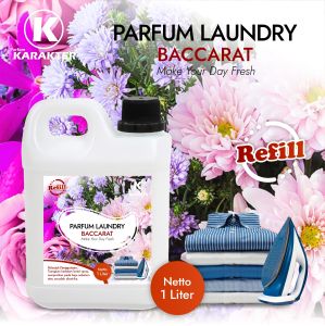 [ VARIAN BARU ] Parfum Laundry BACCARAT| Pewangi Loundry Pakaian Harum Wangi Awet Anti Bakteri | UK 1 LITER | Bisa COD