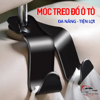 [Siêu rẻ] Móc treo đồ trên xe ô tô móc treo đồ đa năng cài sau ghế oto xe hơi móc kẹp ghế chữ S giữ đồ sau xe oto- phụ kiện đồ chơi ô tô xe hơi thông minh