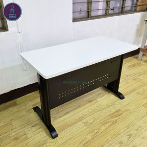 JENNER 60 x 90 CM Freestanding Wide Black Metal Legs Rectangular Work Computer Study Dining Table