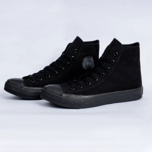 Sepatu Ventela Ethnic Low All Black All White High Sneakers Pria Wanita