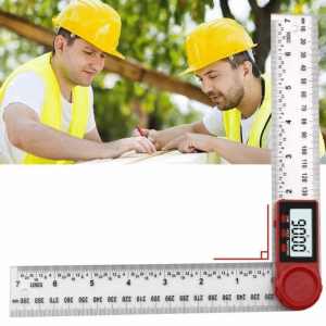 TIMES LORD 2 in 1 Digital Angle Finder High Accuracy 360 Degree Electronic Angle Meter Multifunctional Portable Electronic Goniometer Woodworking