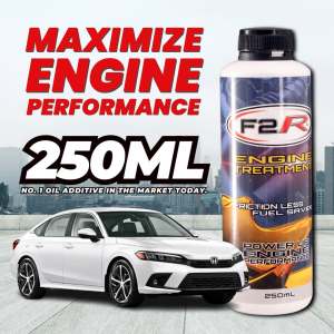 F2R Engine Oil Treatment 250ml Anti-Friction Engine Protection Racing Oil Additive for Diesel & Gasoline with Sticker