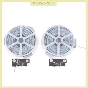 [PureZone] 1Pc (50m) White Multi-Function Sturdy Garden Plant Twist Tie with Coated Wire