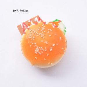 MMLUCK Thực phẩm mô phỏng Đồ chơi bánh mì nhân tạo mô phỏng Trêu chọc mọi người Giả mạo Đồ chơi nhồi nhét bánh mì mô phỏng Sáng Tạo Bánh Rán Mô Hình Bánh Mì Mô Phỏng Đồ trang trí trong nhà