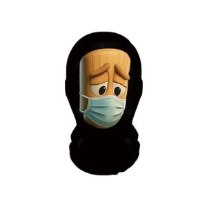 PENGA ตุ๊กตาไม้ ตาข่ายตลกสำหรับผู้ชาย ยางยืด ระบายอากาศได้ ผ้าคลุมหน้า Tralalero Tralala ใหม่ บาง หมวกคอสเพลย์ Tungtungsahur หนุ่มๆ