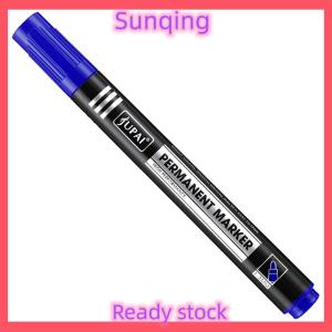 SQ Stationery [Flash Sale] Waterproof Marker Pen Oil Permanent Dual Tip 2.8 mm Nib Black Blue Red Art Marker Pens School Office Stationery