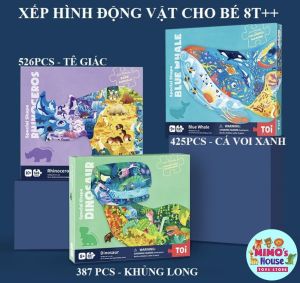 ANIMALS PUZZLE - XẾP HÌNH ĐỘNG VẬT 3 CHỦ ĐỀ CHÍNH HÃNG TOI – CHO BÉ TỪ 8 ĐẾN 11 TUỔI - MIMO HOUSE 09