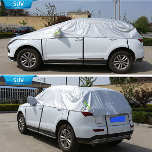 【FREE Shipping+COD】Car Covers Waterproof Seamless Sunshade Half Cover Protection for Sedan Hatchback SUV Dustproof
