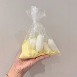 MUQZI Anxiety Relief Rice Cake Squeeze Bag Kneading Crunch Sound Rice Cake Squishy Toy Creative Hand Relax Sensory Stress Bag Office Desk Toy