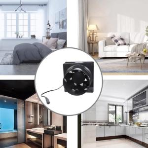 12cm 12V 210CFM Inline Adjustable Exhaust Blower Suitable For Welding Fumes 3D Printer Enclosure Small Space Ventilation