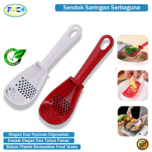 Sendok Saringan Serbaguna Centong Spatula Sayur Nasi Anti Panas Bahan Plastik Kuat Mini