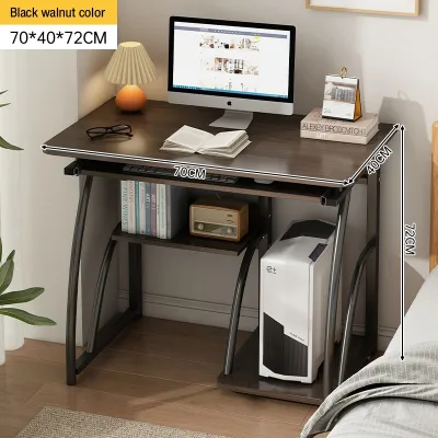 XCFASHION Computer desktop table with keyboard simple study home book desk writing desk Office desk