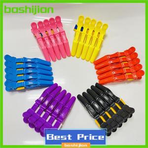 bashijian 5pcs lot Plastic Hair Clip Hairdressing Clamps Claw Section Alligator Clips Barber For Salon Styling Hair Accessories Hairpin