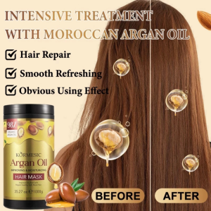 【BUY 1 TAKE 1】Cocosiliya Kormesic Natural Argan Oil 1000ML Hair Mask Organic Straightening Keratin Conditioner