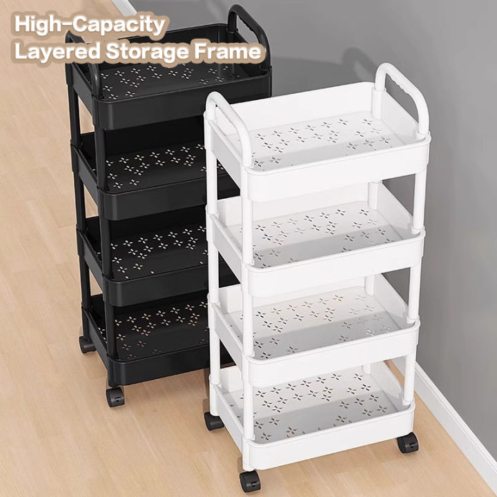 DecorX Multi Layer Trolley Cart Organizer Storage Rack Stroller storage