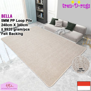 Tren-D-rugs Karpet permadani polos jumbo alas lantai ruang tamu minimalis 240 cm x 340 cm - NMs