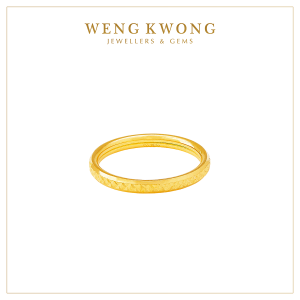 WENG KWONG Hollow Shimmering Gold Ring in 22k/ 916 Gold (3R3506)