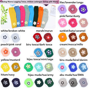 [IMPORT] Legging Twice uk Bayi-5 Tahun / Premium Cotton Rib Celana Panjang Anak Perempuan Bayi Balita Leging Polos Knit Import Alin Kidos