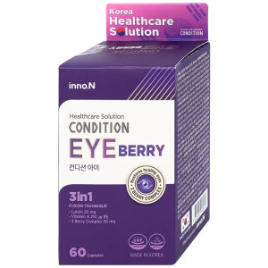 Viên uống bổ mắt Hàn Quốc Inno.N Condition Eye Berry hỗ trợ tăng cường thị lực - Hộp 60 viên