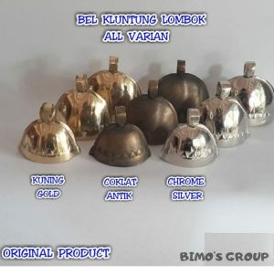 Bel Lonceng Sapi Lembu Kambing Bel Pintu Rumah Lonceng Pintu Kuningan Antik Motif Kluntung Lombok Kuning Brass