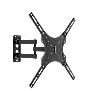Space Saving Adjust TV Bracket Holder for 26-55inch TVs Adjustable Tilt Rotation and Secure Steel Locking System
