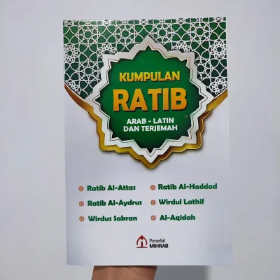 Kumpulan RATIB Arab Latin dan Terjemah Ukuran A5 BESAR - Ratib Haddad Alattas Alaydrus Wirdul Latif Penerbit Mihrab