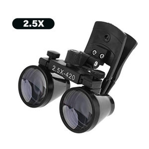 Hight Quality Dental Loupes Binocular Dentist Magnifier Surgery Surgical with Spotlight Head Light and Eyeglasses Clip