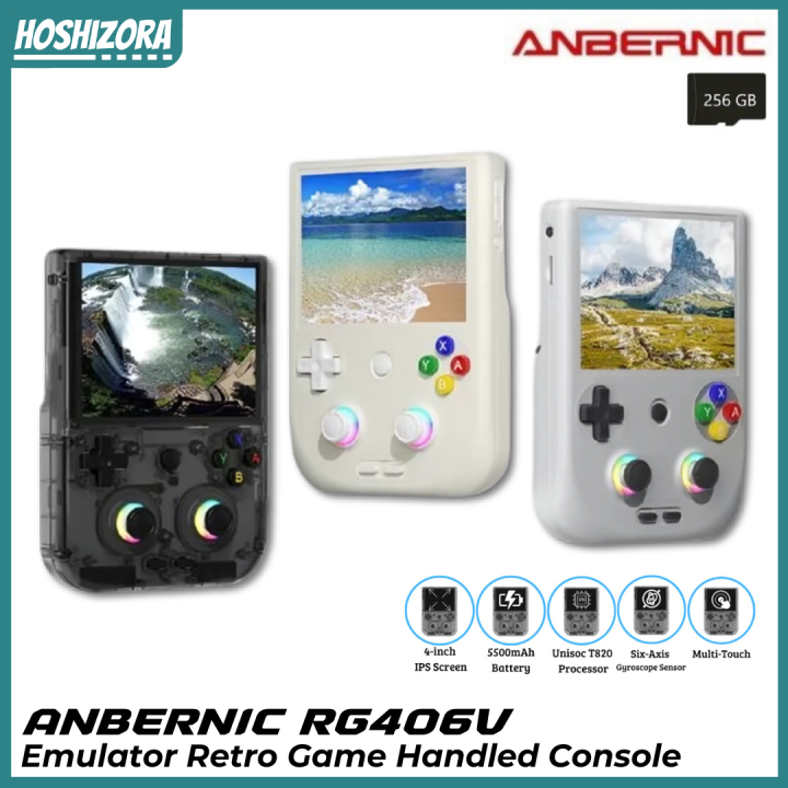 ANBERNIC RG406V 256GB - Dual Mode Emulator Retro Game Handheld Console ...