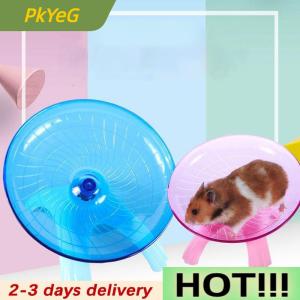 PkYeG Pet Hamster Flying Saucer Exercise Squirrel Wheel Hamster Mouse Running Disc