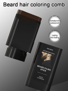 Men Hair Color Brush Root Touch Up Hairline Filler Waterproof Hair Color Comb Natural Beard Color Applicator Sweatproof Dye Brush for Home Travel Use