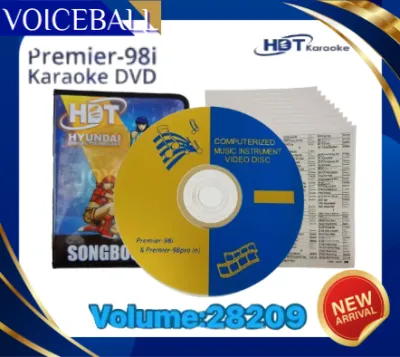Hyundai HDT Songbook and updated CD for 98i and Pro-N Volume 28209 Karaoke DVD Computerized Music Instrument Video Disc Premier-98i & Premier 58pro (in)