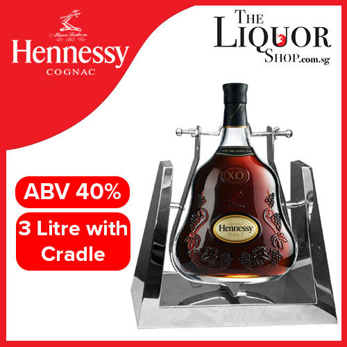 3 Litre) Hennessy XO Cognac 3000ml with Cradle (Standard delivery