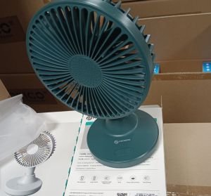 ORICO Clip-on Desk USB Fan Small Office Summer Fan 360 Degree Rotation Cooling Perfect Strong Airflow Rechargeable