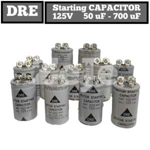 DRE 50 uF 125V STARTING CAPACITOR Made in Taiwan | ZeJe