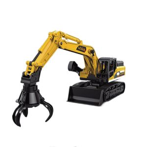 LIEYH Máy xúc khoan Xe ô tô mô hình kỹ thuật Đồ chơi xe Đồ chơi mô hình Đồ chơi xe tải quán tính Quà tặng giáng sinh Máy ủi đất Đồ chơi cần cẩu mô phỏng Quà Tặng trẻ em
