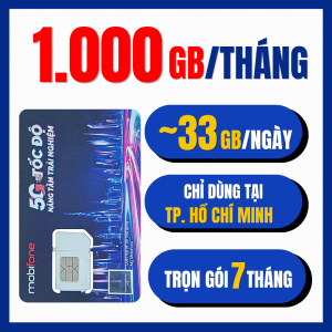 ( MUA 1 NĂM TẶNG 2 THÁNG ) SIM 4G 5G MOBIFONE Gói 6FHCM 12FHCM 1000GB/Tháng Max Tốc Độ Dùng Trọn Gói 7-14 Tháng Không Nạp Tiền Hàng Tháng . FREESHIP - CHƯA KÍCH HOẠT .