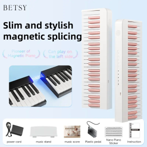 Đàn Piano Điện 88 Phím Gấp Dẫn Từ BETSY B100 – Phím Cường Lực Nhỏ Gọn Cho Người Mới Học