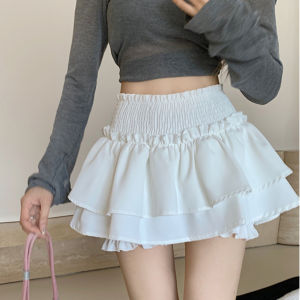COD芭蕾风半身裙女夏季韩版新款高腰显瘦设计感甜辣蛋糕蓬蓬短裙2026新品