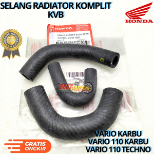Sambungan t radiator/selang radiator komplit KVB untuk motor VARIO KARBU VARIO 110 KARBU VARIO 110 TECHNO. AHM berkulitas original Asli ori dan presisi